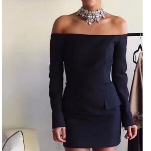 ZARA OFF THE SHOULDER DRESS LIMITED EDITION